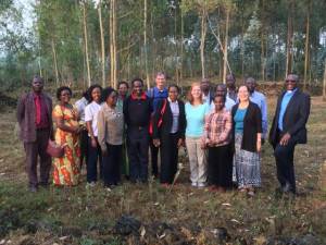 Transformational Leadership Africa Board members at Lake Kivu, Rwanda, planning for Thousand Hills International University 
