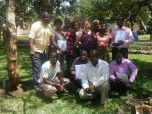 Local CHE Trainers with CCAP Synod of Zambia
