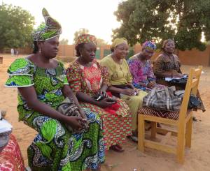 The women’s fellowship at a congregation in Niamey, Niger. The women are the backbone of congregations in Niger, providing important leadership and organization, even though the church there does not currently ordain women.