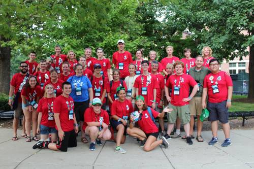 Delegation of youth at 2016 Presbyterian Youth Triennium