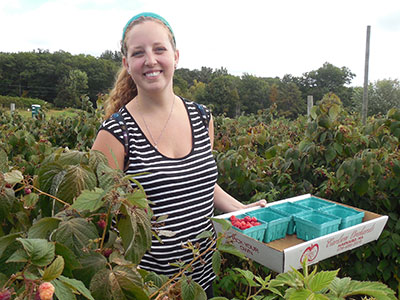 Taylor McLean is one of three PC(USA) Young Adult Volunteers serving in the Greater Boston area by promoting food justice. (Photo courtesy of Presbyterian Hunger Program)