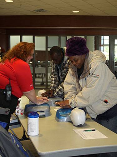 Churches can partner with community health ogranizations to offer CPR training. (Photo courtesy of First Presbyterian Church of Fort Worth)