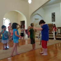 Children participate in Arts and Science Literacy Camp, a collaboration between four churches in Milwaukee, Wisconsin. (Photo courtesy Tippecanoe Presbyterian Church)