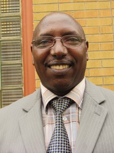 Rev. Gisonga “Aaron” Ruvugwa, pastor of Agape African Fellowship. (Photo by Betsy Garrett)