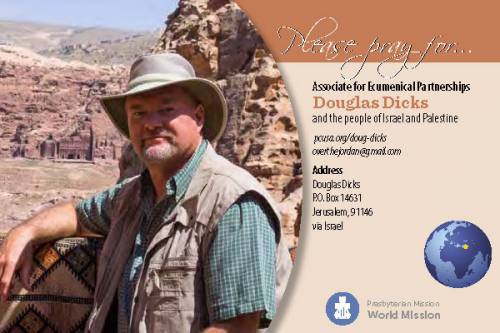 Douglas Dicks prayer card