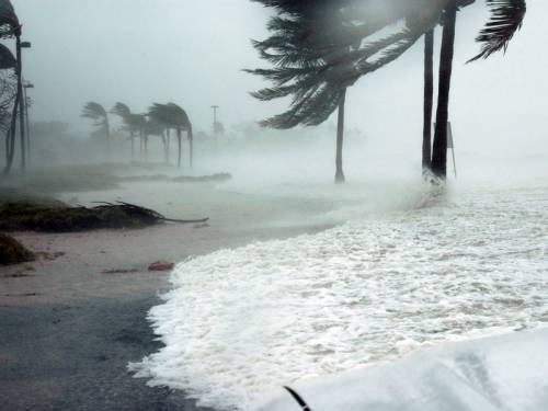 Hurricane batters Florida coast