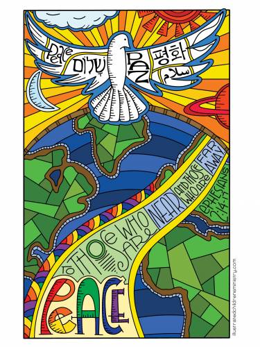 Season of Peace Children's Activity Poster - Color