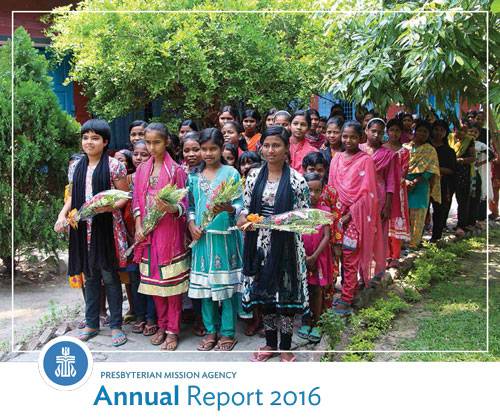 Presbyterian Mission Agency 2016 Annual Report cover