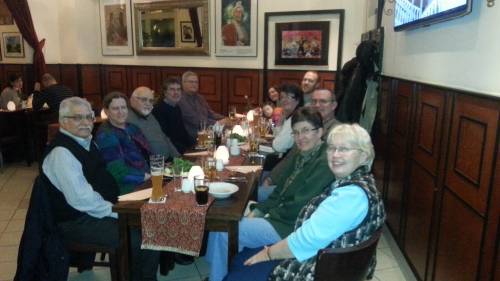 PC(USA) mission workers' meeting in an Iranian restaurant in Berlin