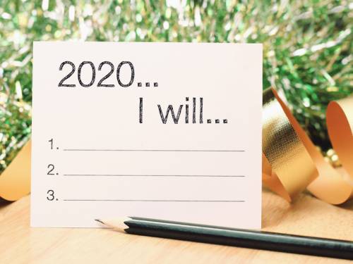 2020 goals list with decoration. We wish you a new year filled with wonder, peace, and meaning.