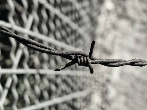 Oppression: a single strand of barbed wire