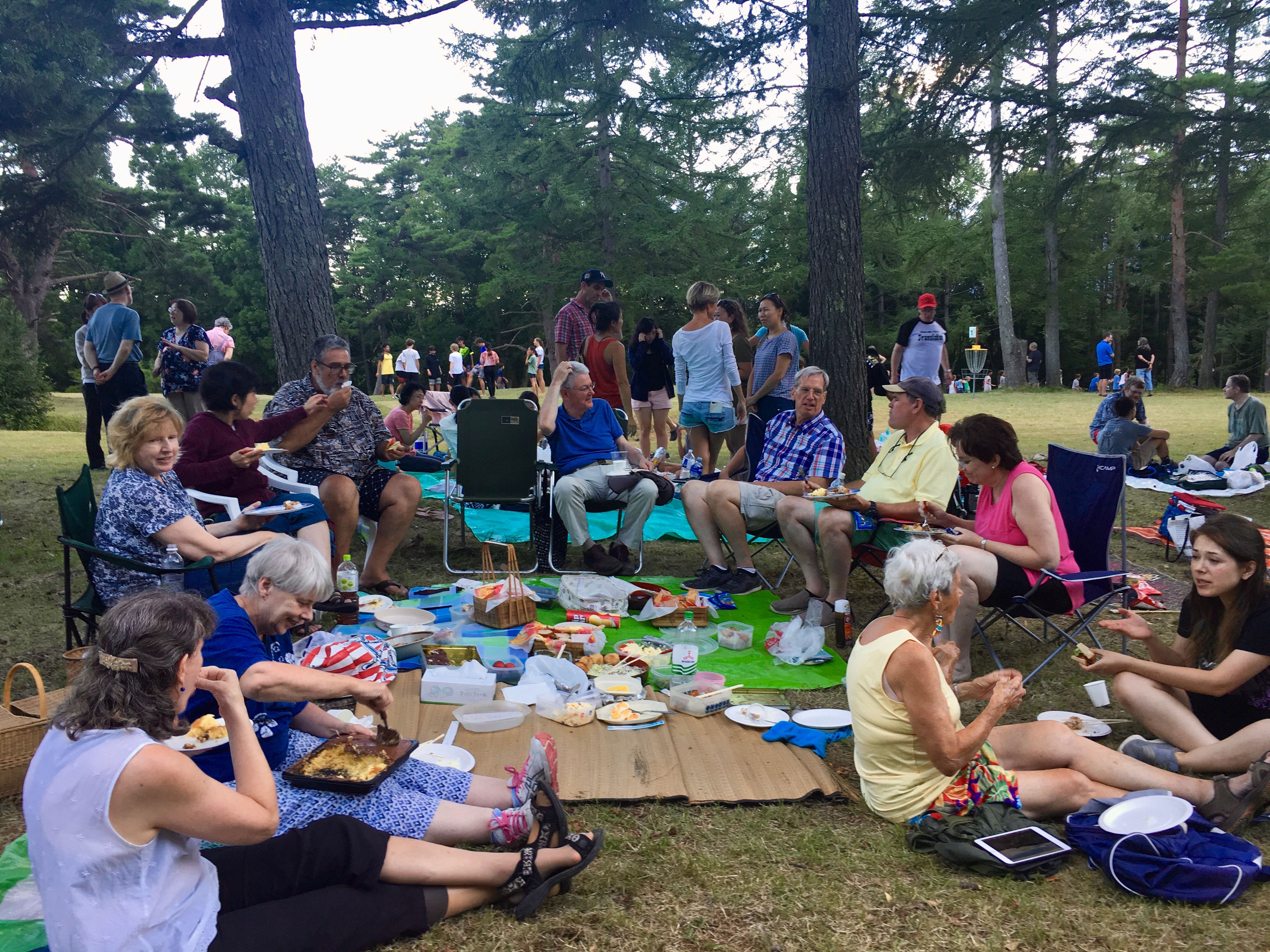 Annual picnic at Nojiri