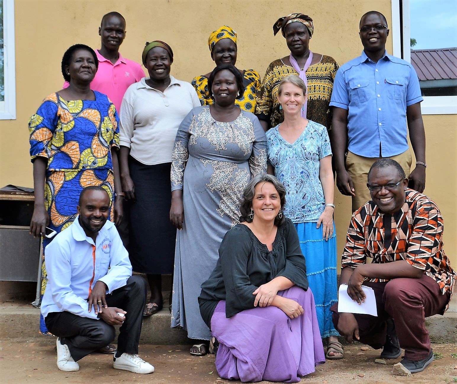 Kristi with fellow members of the Coalition of Christian Reconcilers in South Sudan (CoCRiSS).