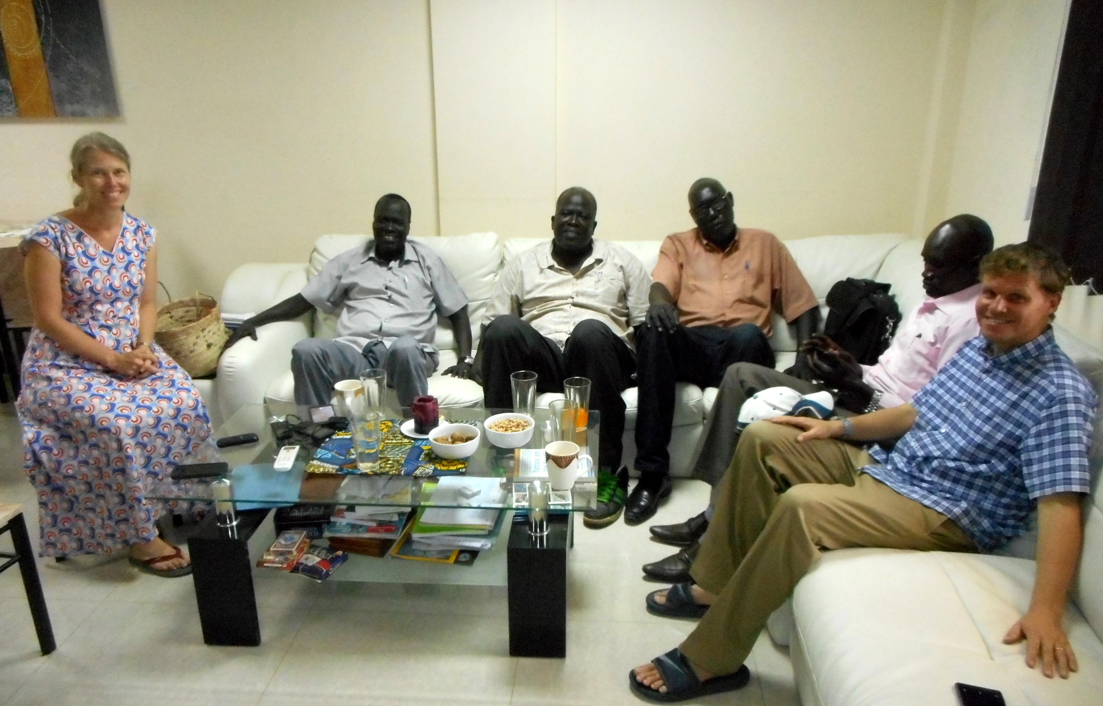 Faculty from Nile Theological College pay us a pastoral visit in our home, in the midst of Bob’s struggle with the Epstein-Barr virus.