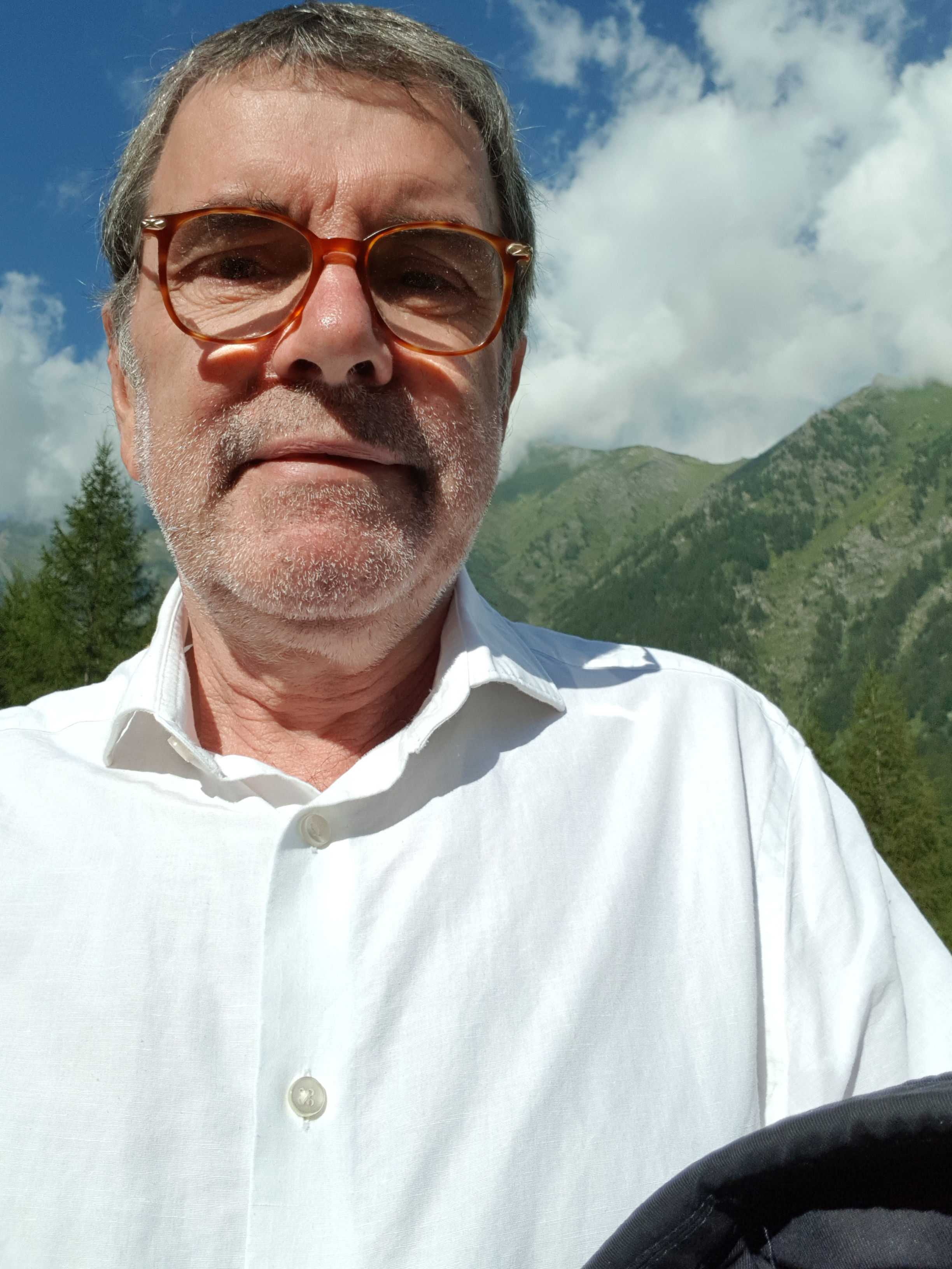 Burkhard visiting the Waldensian Valleys/ Northern Italy.