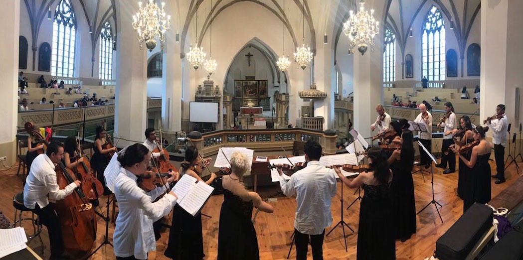 The Chamber Orchestra of the Reformed University of Colombia. (Photo courtesy Reformed University website).