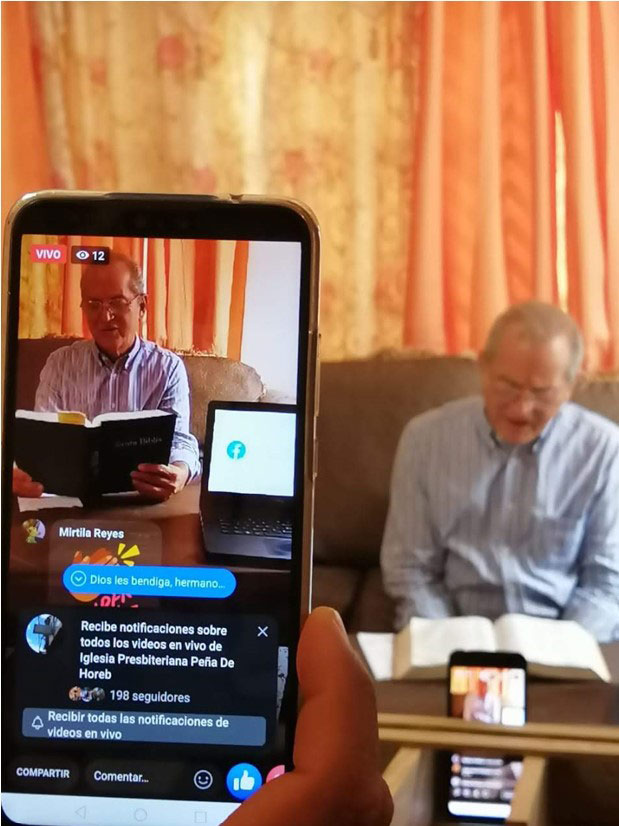 In May 2020, Pastor Juan Rodas took the church to Facebook Live for the first time.
