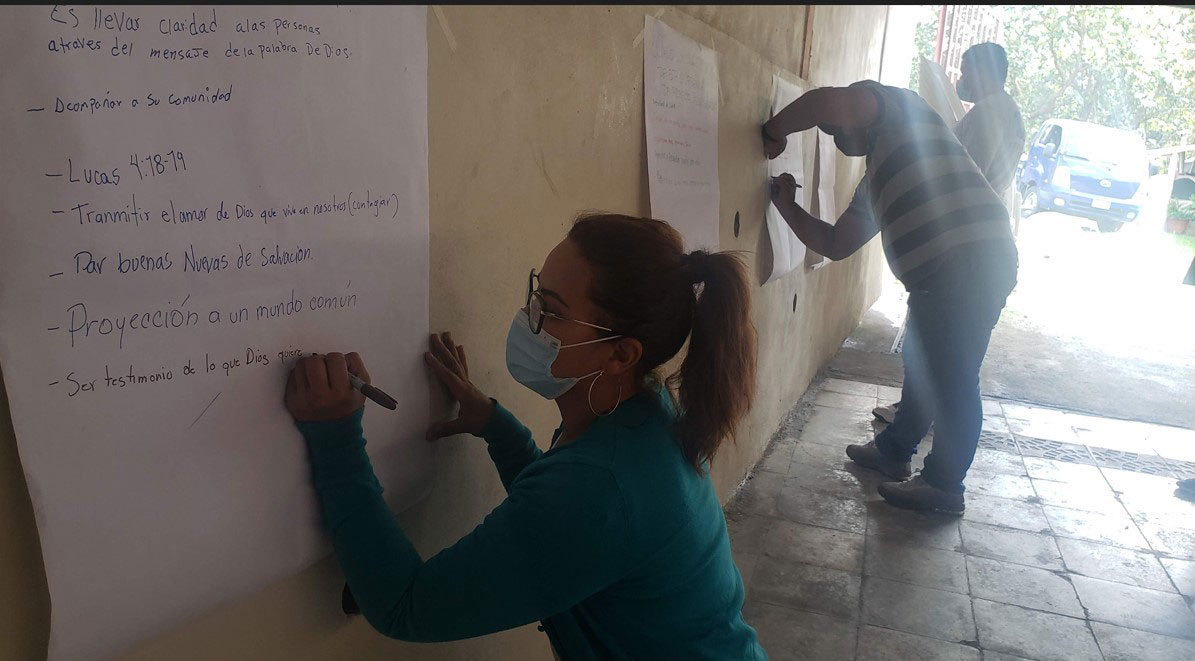 Honduran Presbyterian Church members participated in a process of reflection and reimagining mission, after mounting a local-led volunteer effort to respond to Hurricanes Eta and Iota in late 2020.