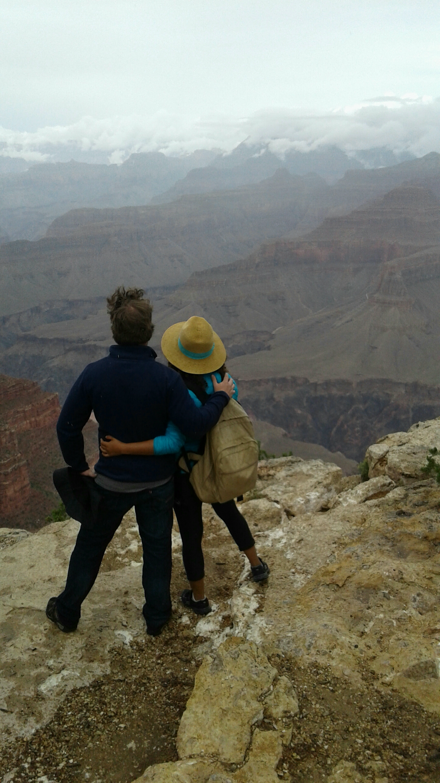 Jhan and Ian at the Grand Canyon. July 2017.