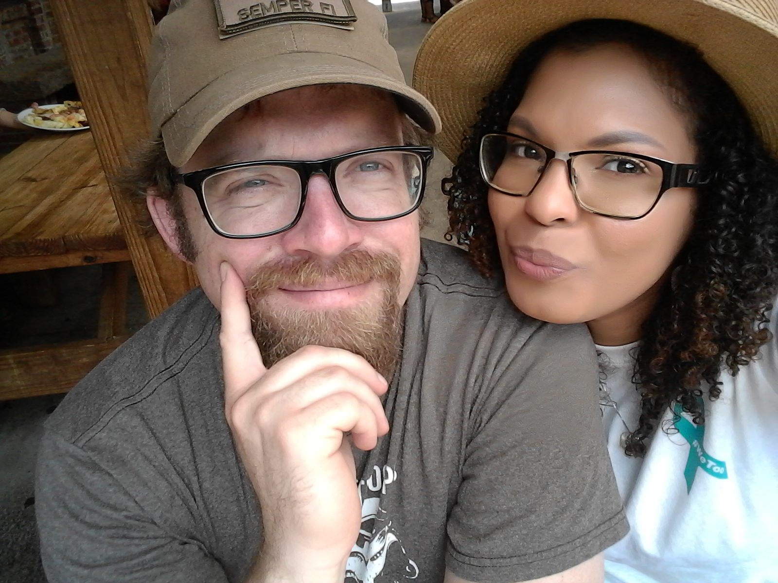 Jhan and Ian in Raleigh, North Carolina. Photo taken on May 29, 2018, their third anniversary.