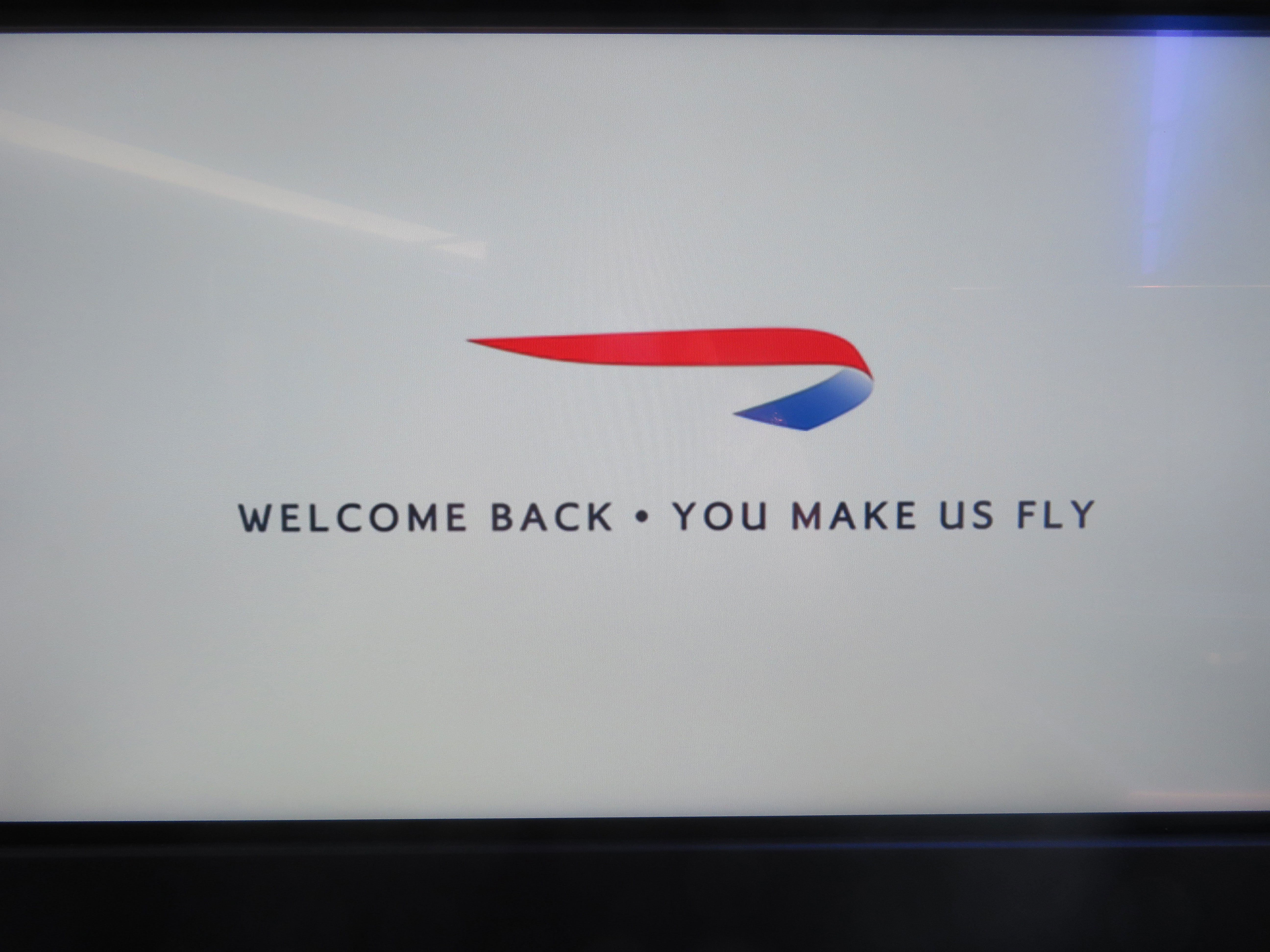 Welcome back. You make us fly.