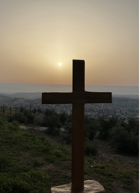 Easter sunrise in Jerusalem. Christ is Risen!