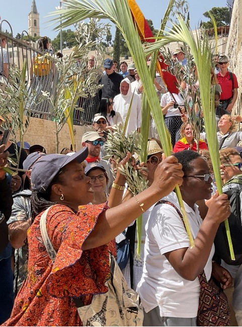 Palm Sunday in Jerusalem.