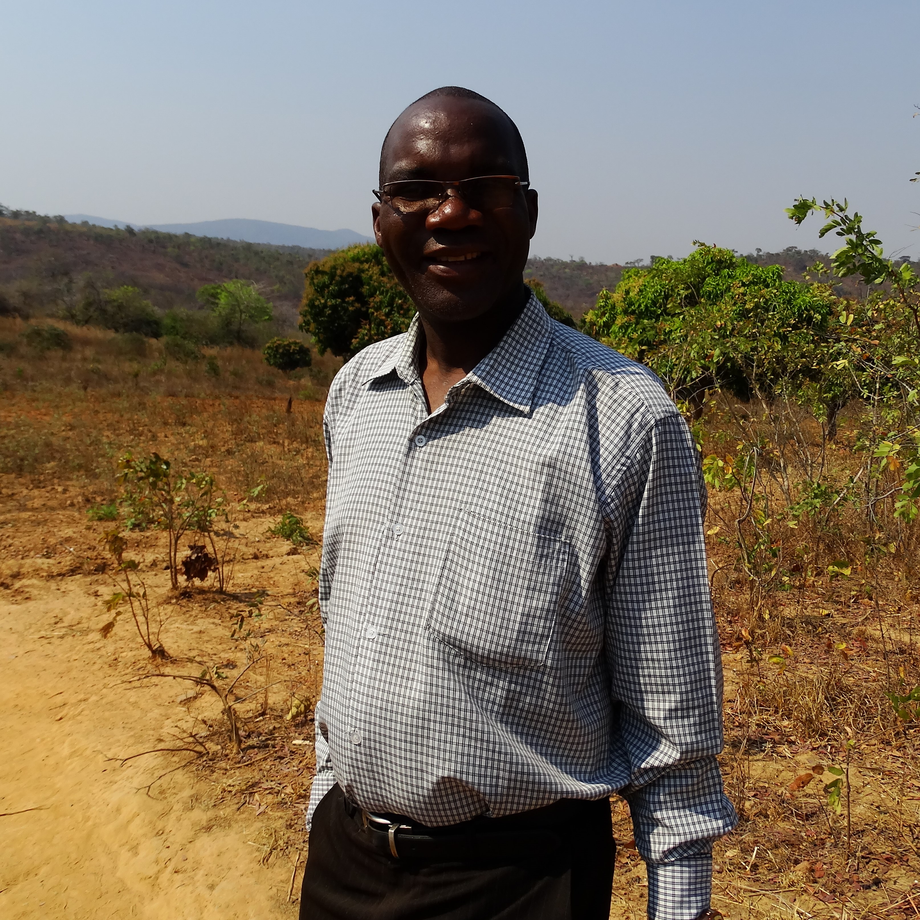 Rev. Gerald Phiri after dropping off YAVs to spend four days with his parishioners in Chimwangombe Village, September 2018.