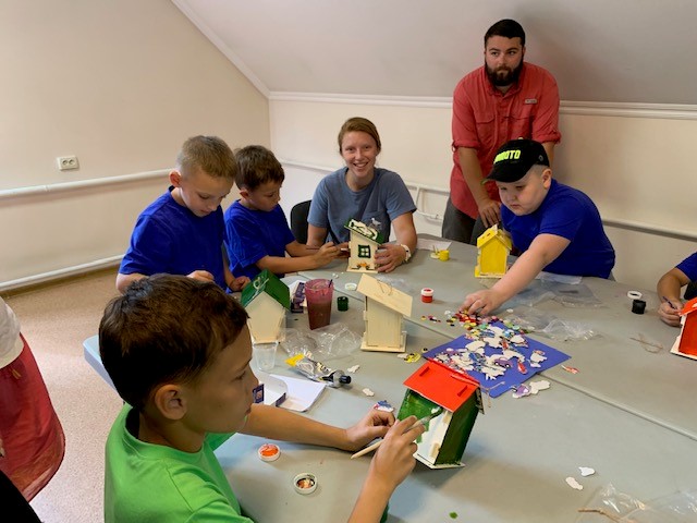 Baptist partner church - for this group, it was something more familiar -VBS. This group also experienced warm fellowship and engaged with enthusiasm.