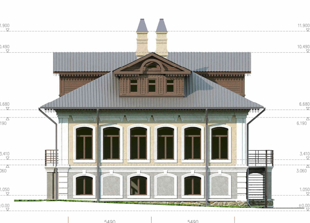 The plans for the reconstruction of Father Vladimir's house to be transformed into the Child Development Center. It will take time, but the project is begun.