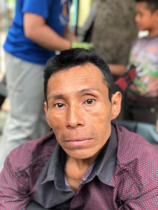 Salvador, now 46, is learning to read and write.
