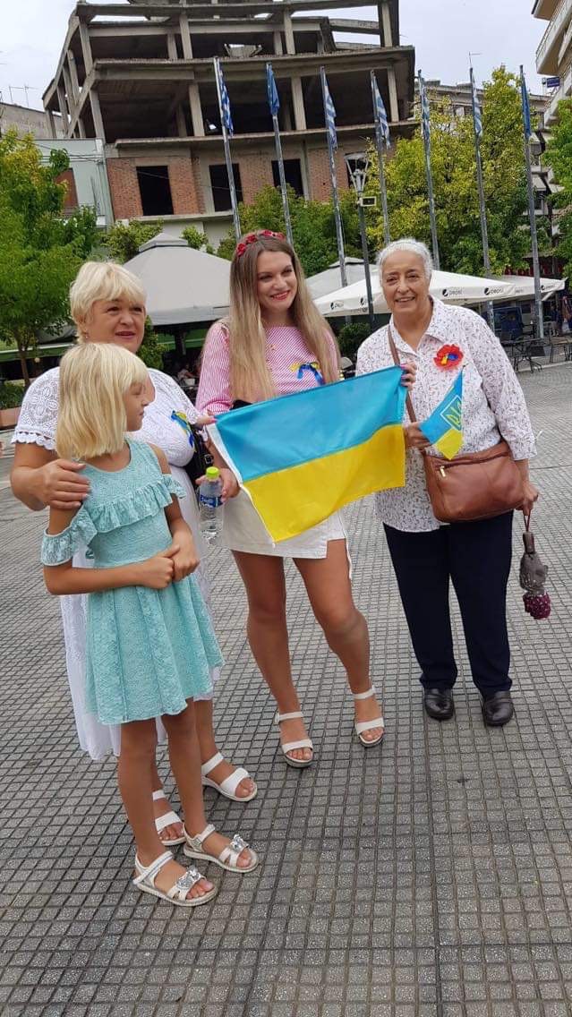 In solidarity, I joined the Ukrainian Independence Day celebration