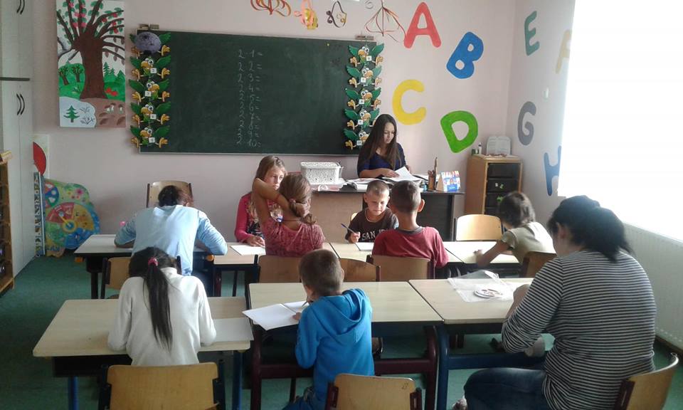 The afterschool program in the Peterfolvo area of Karpatalja, Ukraine.