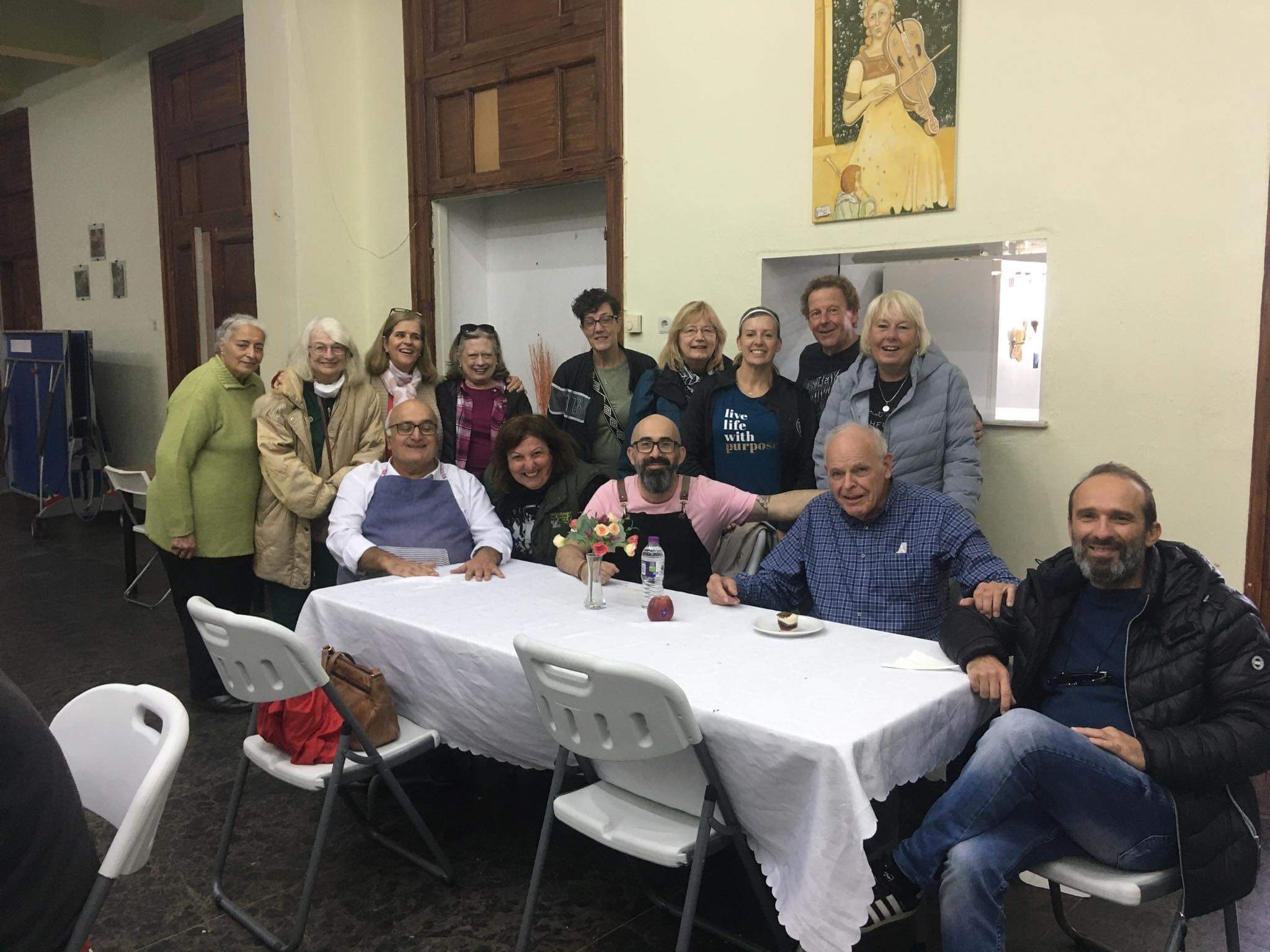 FPC Moorestown helped prepare the meal to feed needy friends in Katerini.