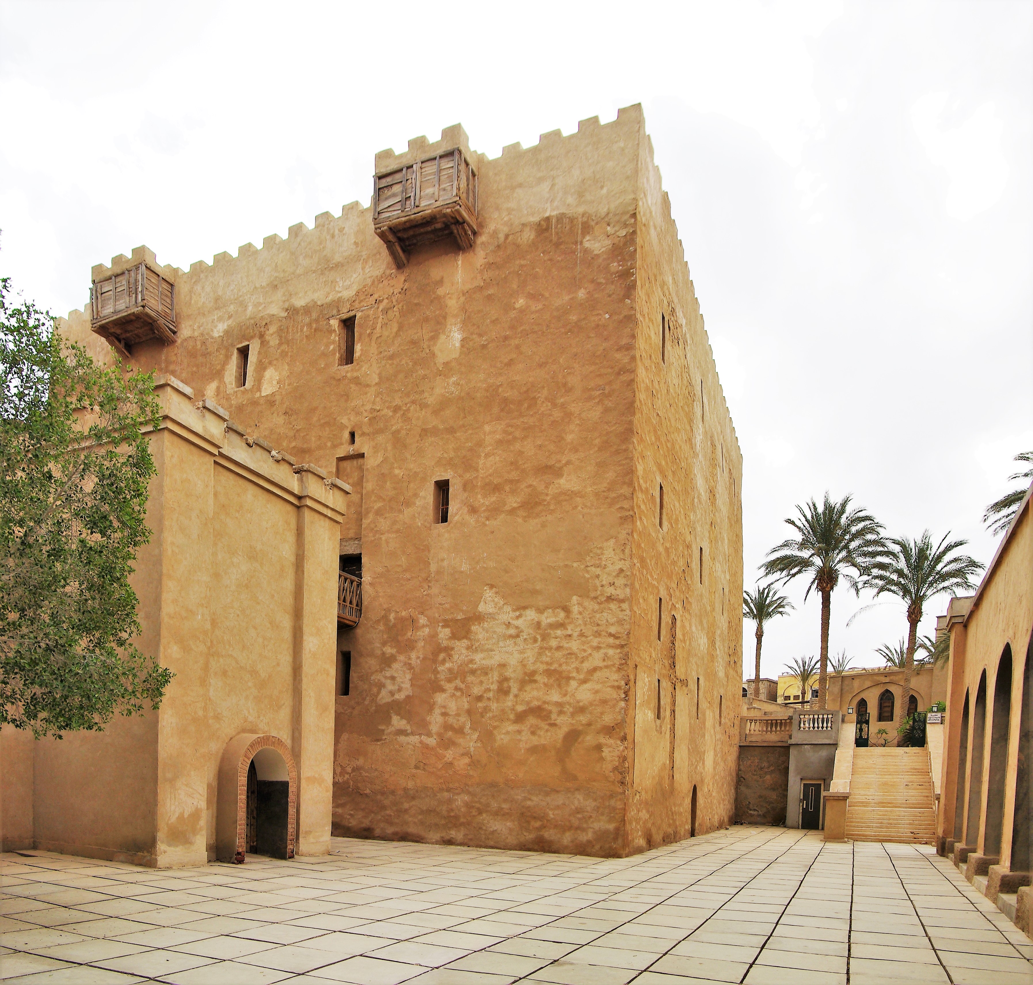 Fortress in St. Macarius Monastery, which is located in Wadi El-Natroun, Egypt.