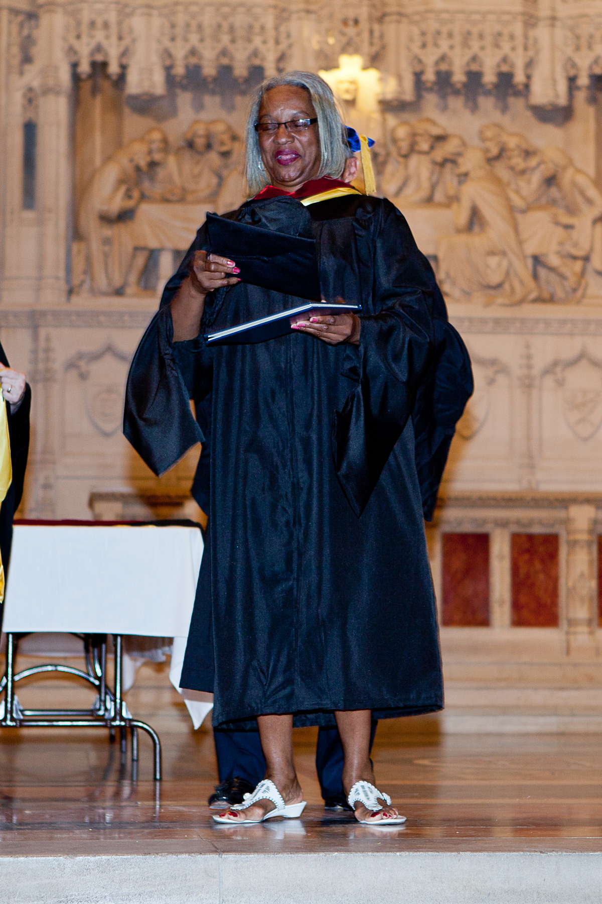 Graduating with my Master of Sacred Theology degree (2013).