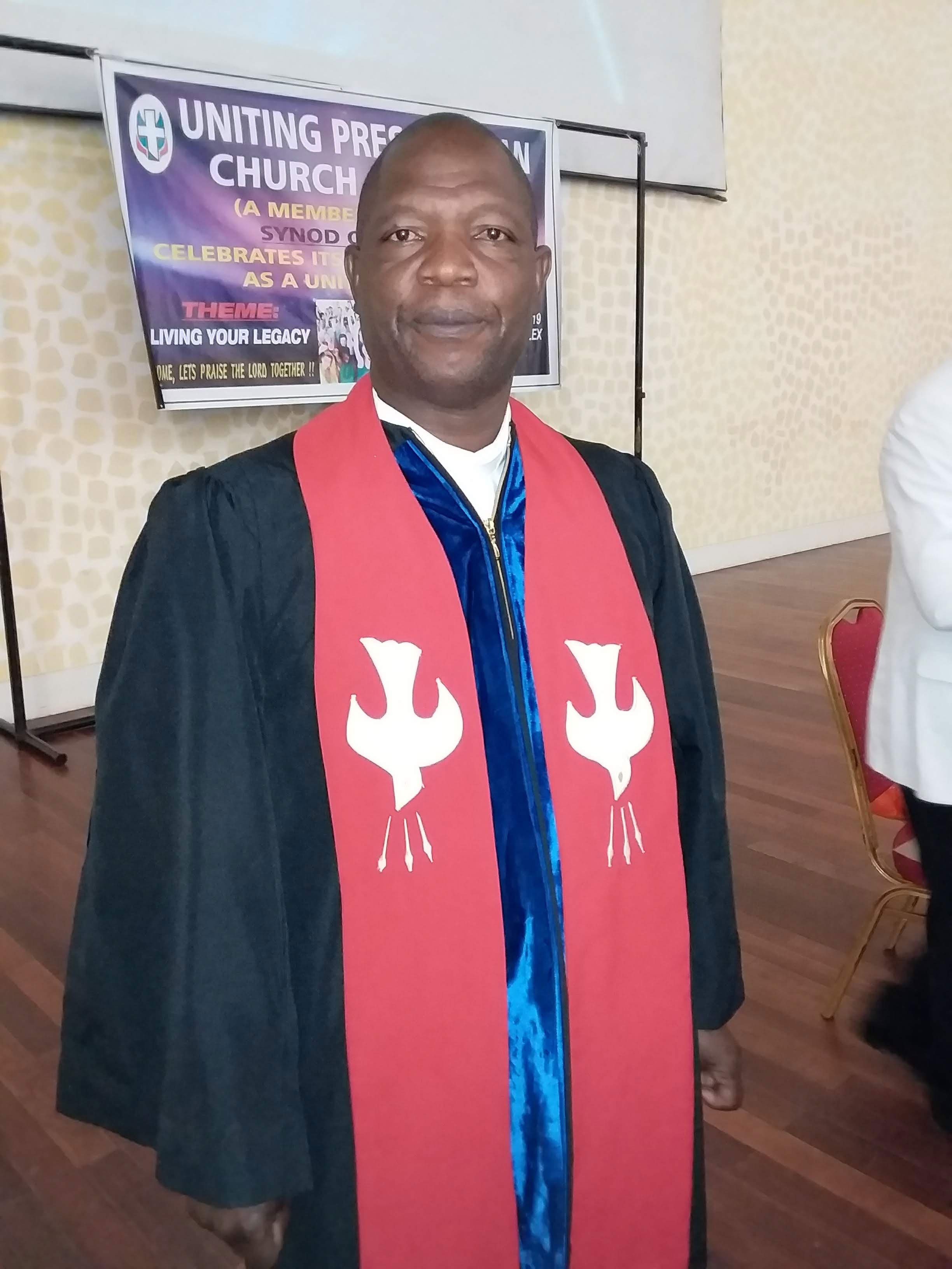 The Reverend Saurus Phaika, Moderator of UPCZ. Photo by Rev. Paula Cooper.
