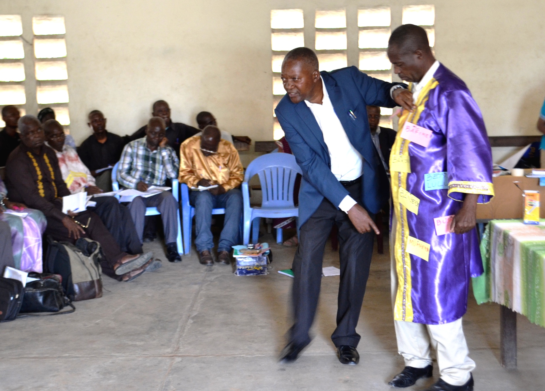 Pastor Mboyamba demonstrates the beauty of diversity