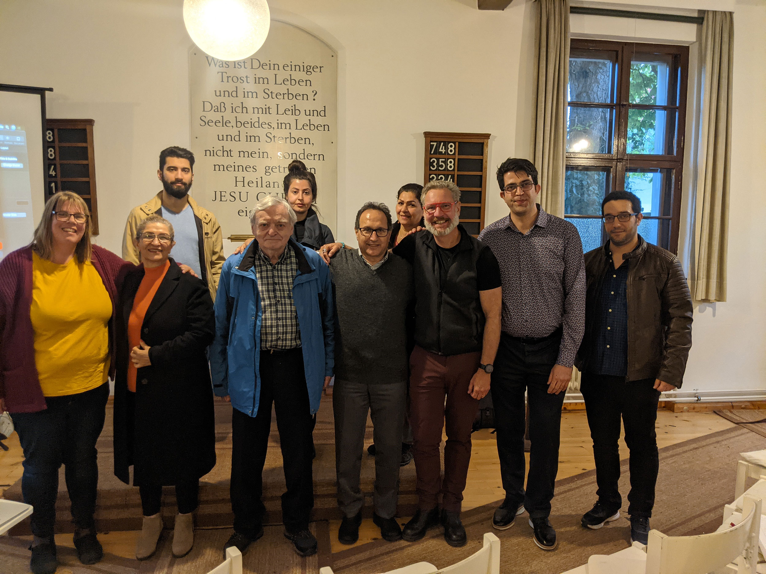 Participants at the workshop on The Ninefold Path of Jesus, many of whom are going to participate in an upcoming weekly course. (Photo: Lisa Scandrette)