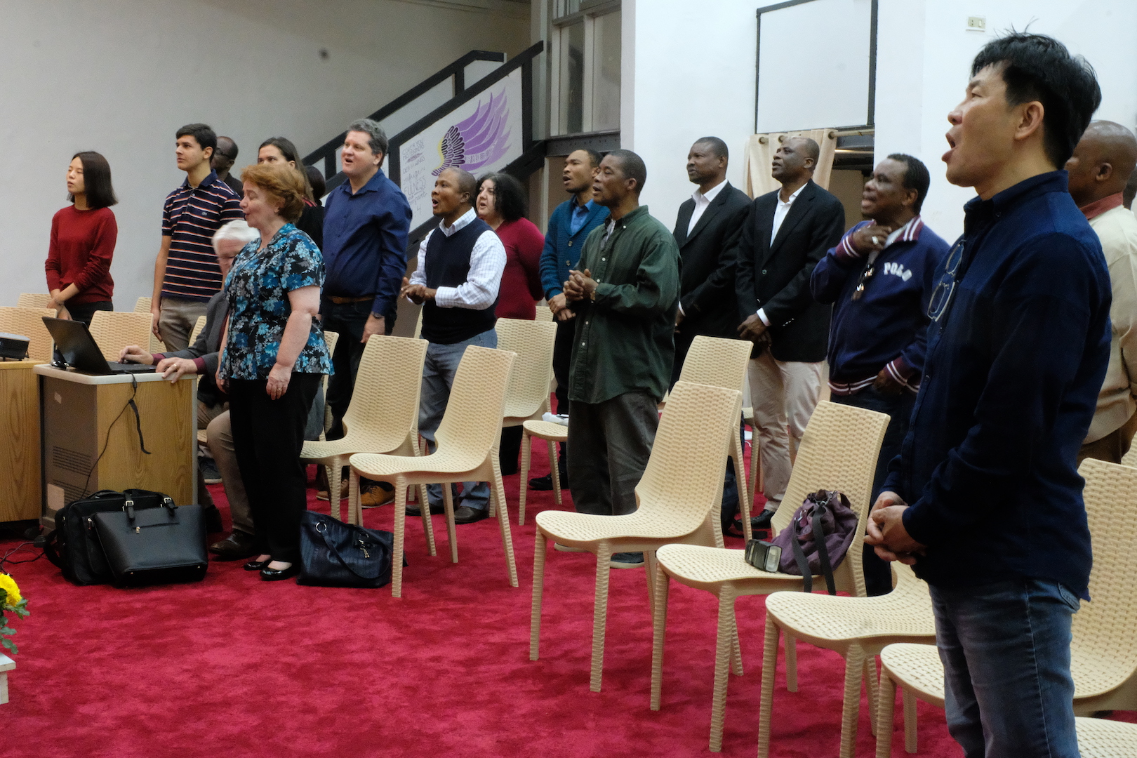 International Community Church is a diverse community of worshipers from around the world, particularly foreign migrant workers from Africa and the Philippines.