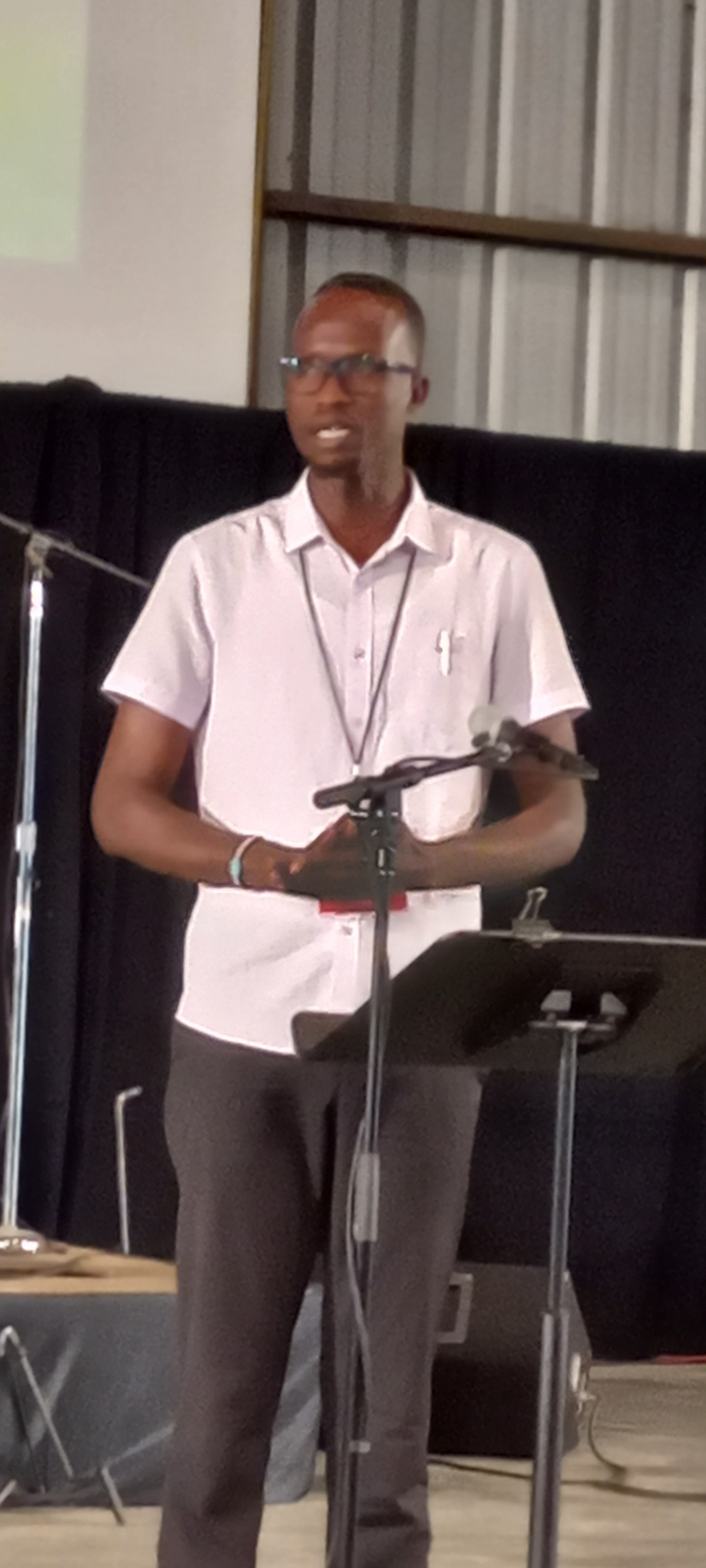 Alphonse Yokwe of the South Sudan Presbyterian Evangelical Church
