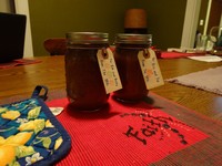 two jars of jam