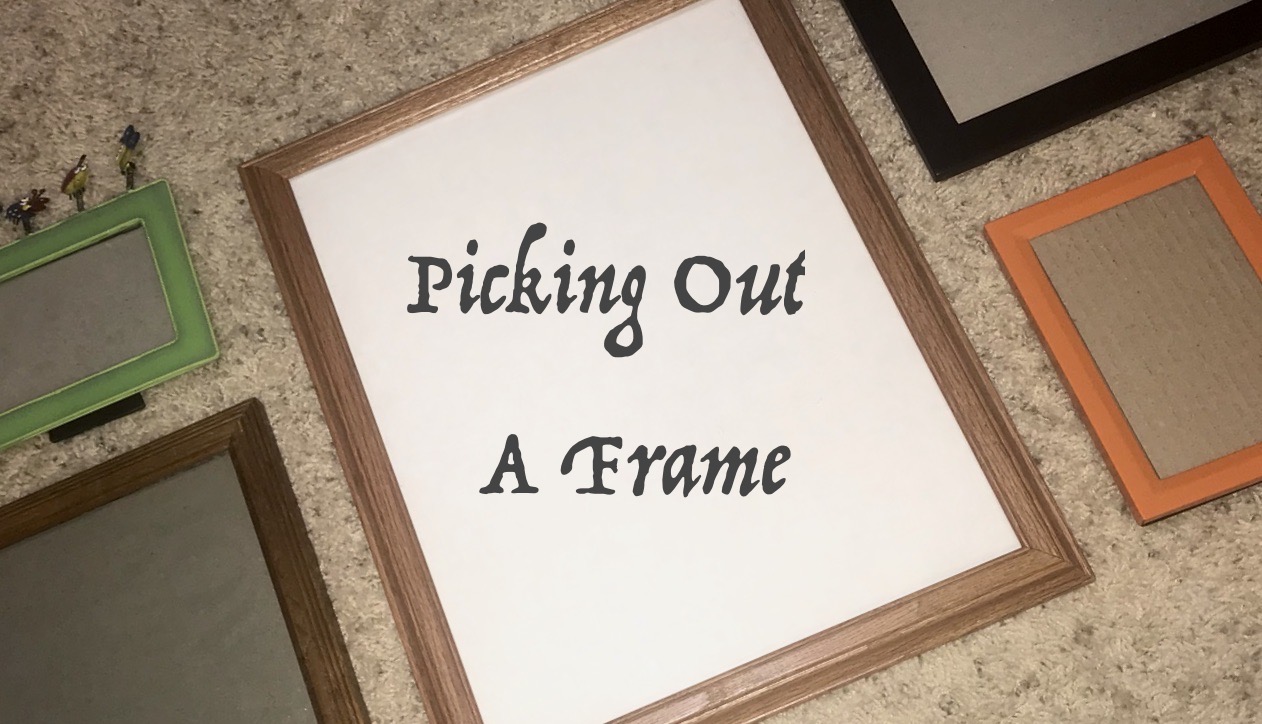 Assorted frames available for choosing