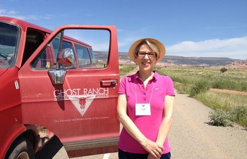 Emily Odom at Ghost Ranch