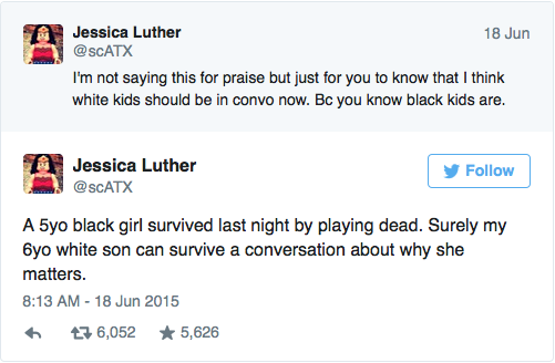 Jessica Luther tweets