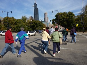 Church members participate in Chicago's annual CROP Hunger Walk
