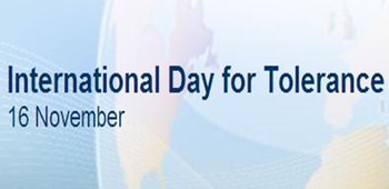 International Day for Tolerance Banner
