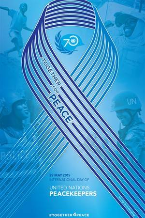 international day of peacekeeping logo