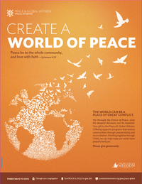 Peace & Global Witness Poster: Create a World of Peace