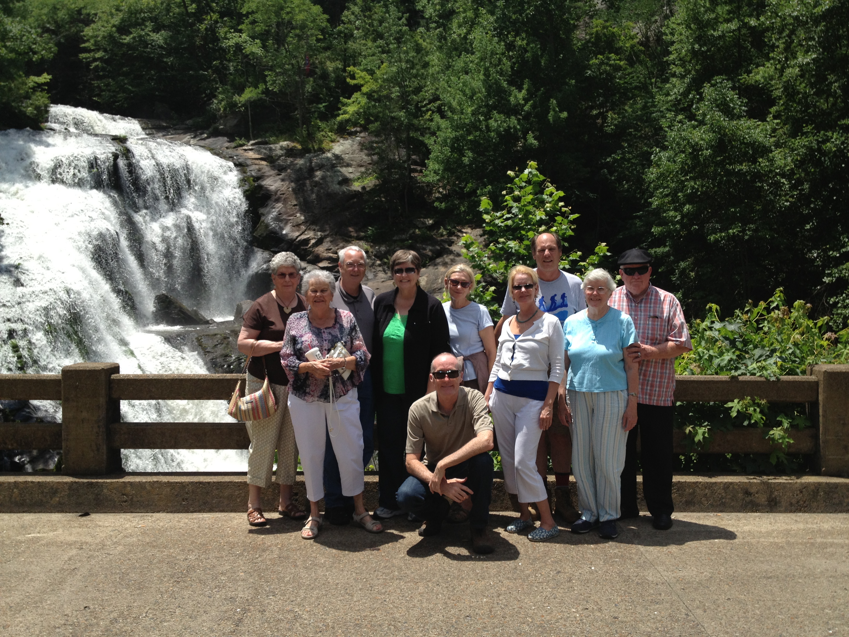 2nd Presbyterian Church goes on a summer outing to Bald River Falls